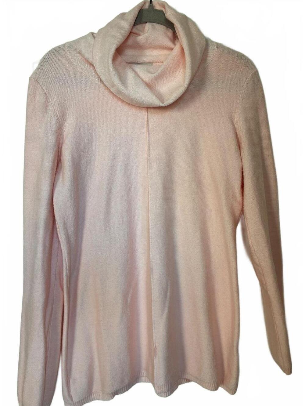 Calvin Klein Jeans Medium Pink Turtleneck Sweater
